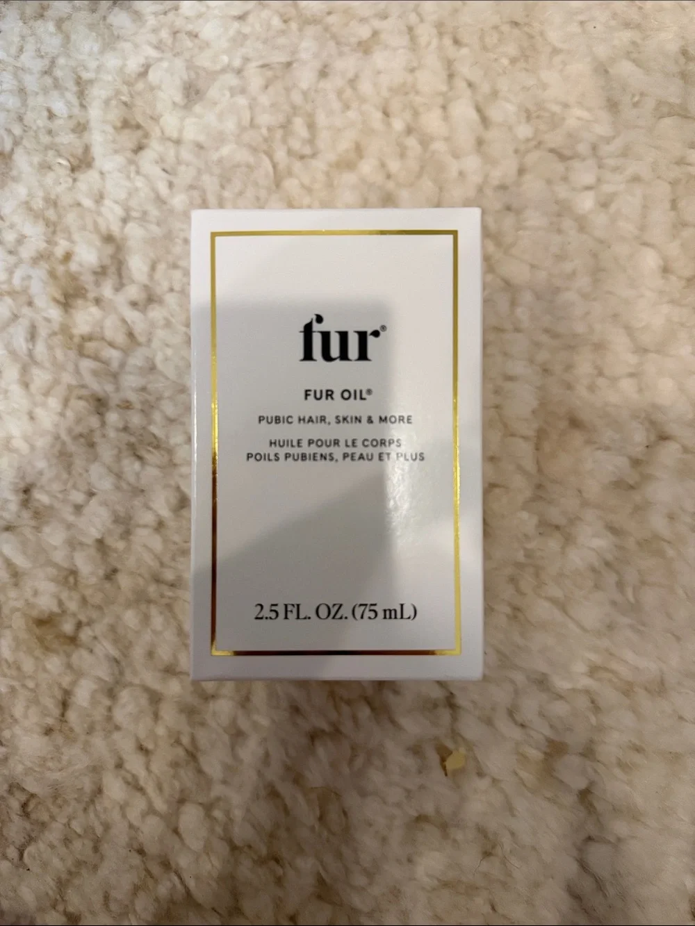 Fur Oil Moisturizing Body & Pubic Hair Oil — White